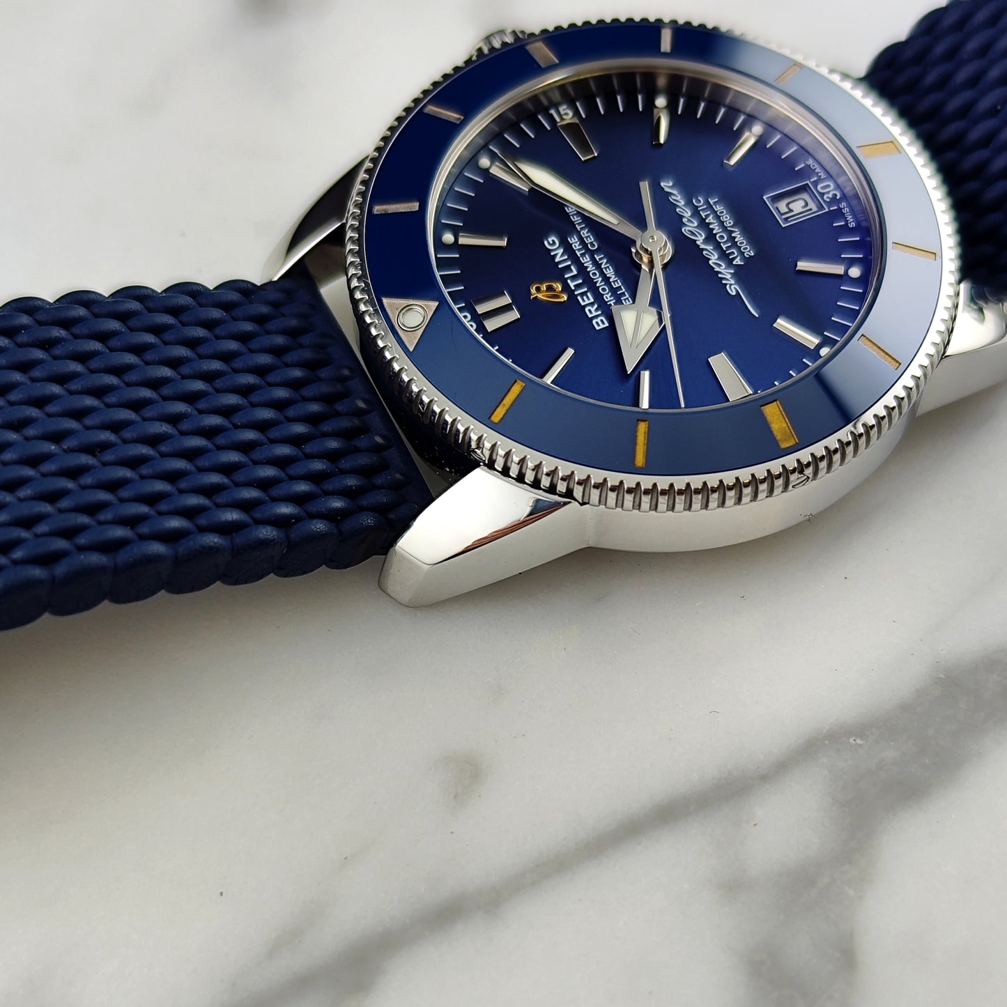 BREITLING Superocean Heritage Blue B20 42 2021 Box and Papers [REF. AB2010]