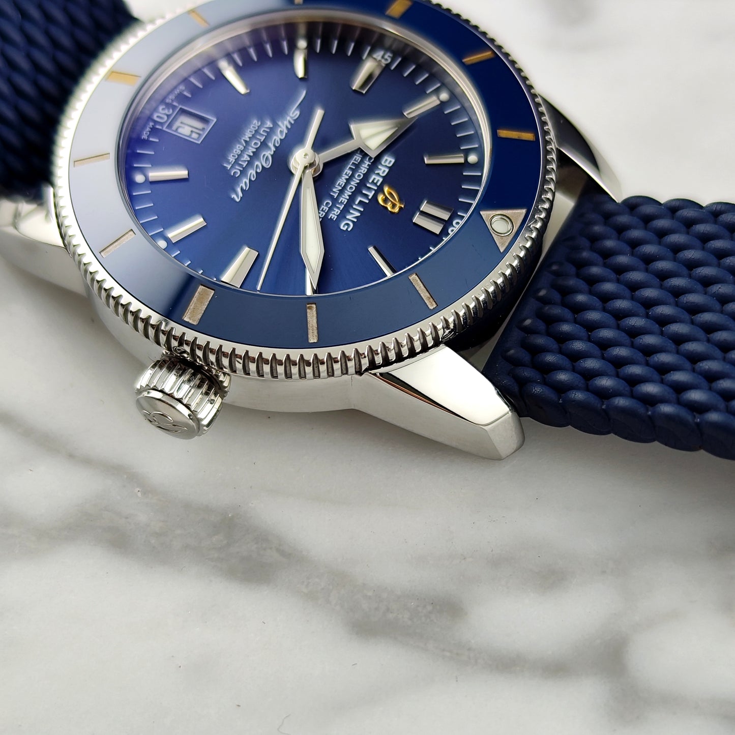 BREITLING Superocean Heritage Blue B20 42 2021 Box and Papers [REF. AB2010]