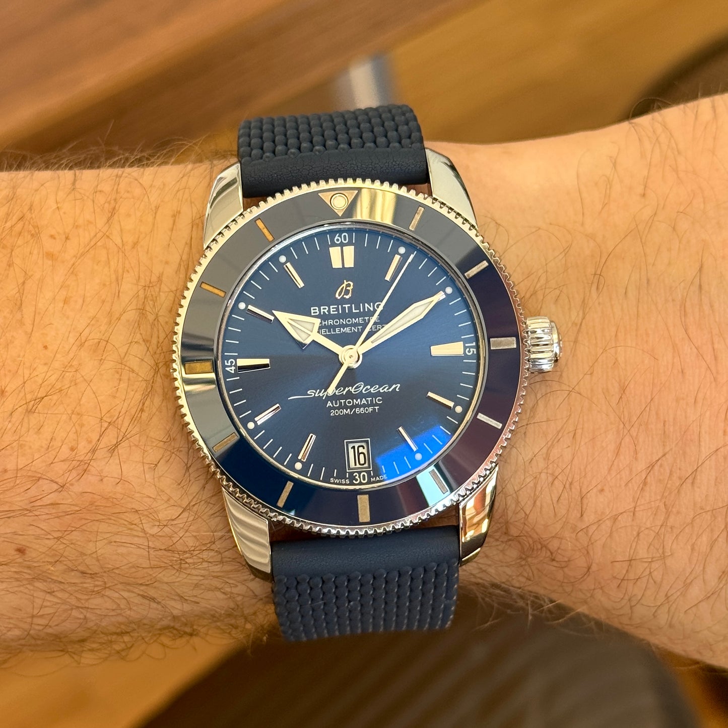 BREITLING Superocean Heritage Blue B20 42 2021 Box and Papers [REF. AB2010]