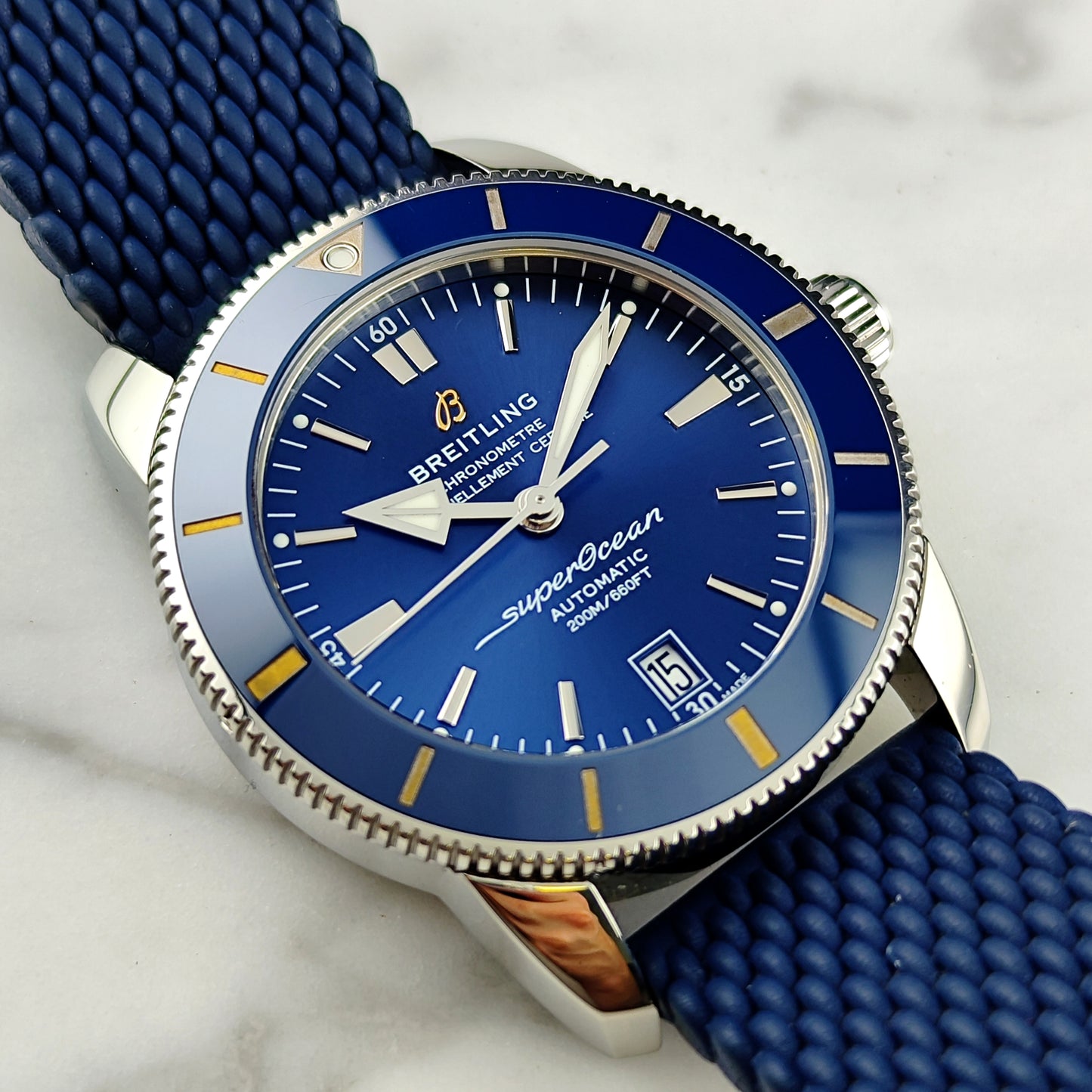 BREITLING Superocean Heritage Blue B20 42 2021 Box and Papers [REF. AB2010]