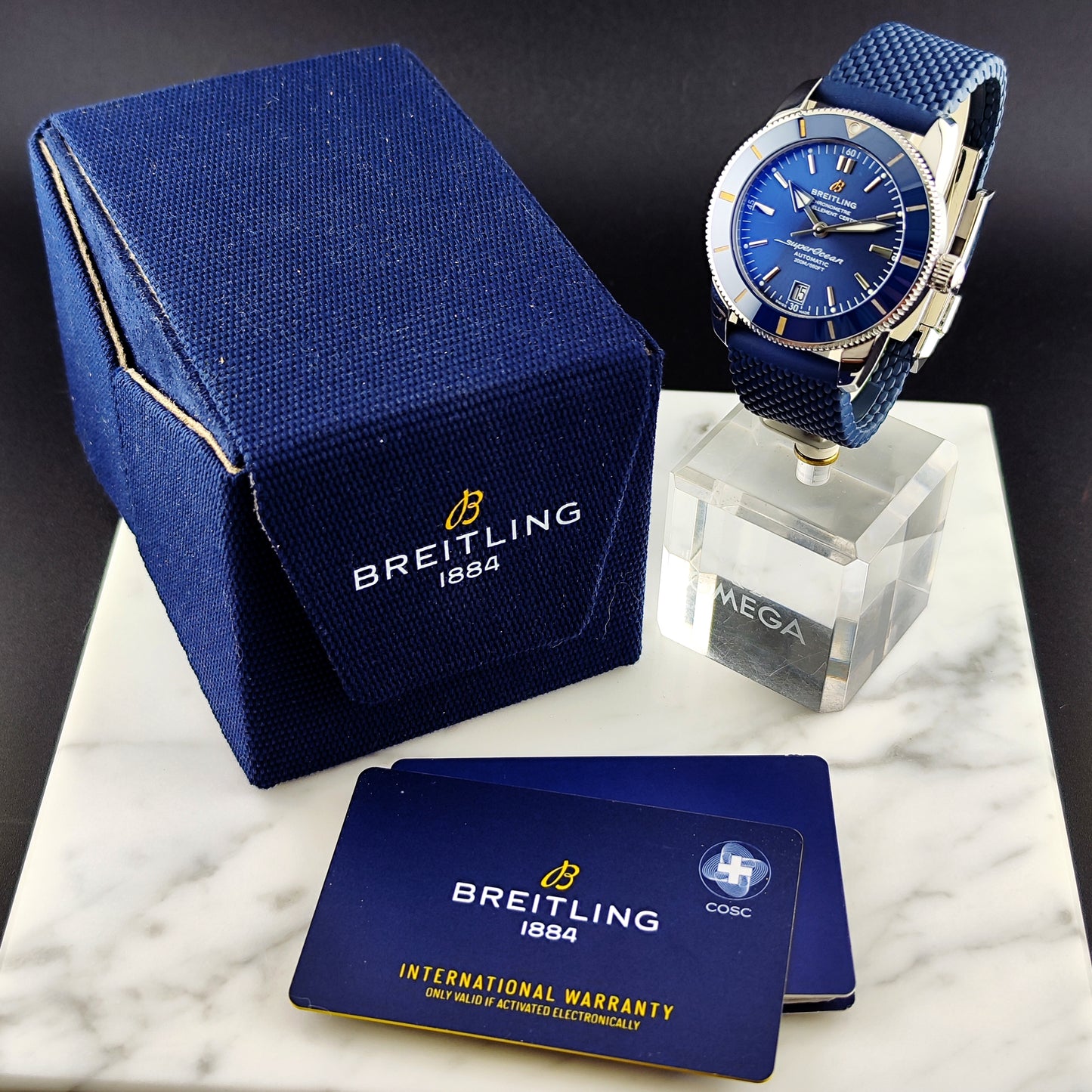 BREITLING Superocean Heritage Blue B20 42 2021 Box and Papers [REF. AB2010]