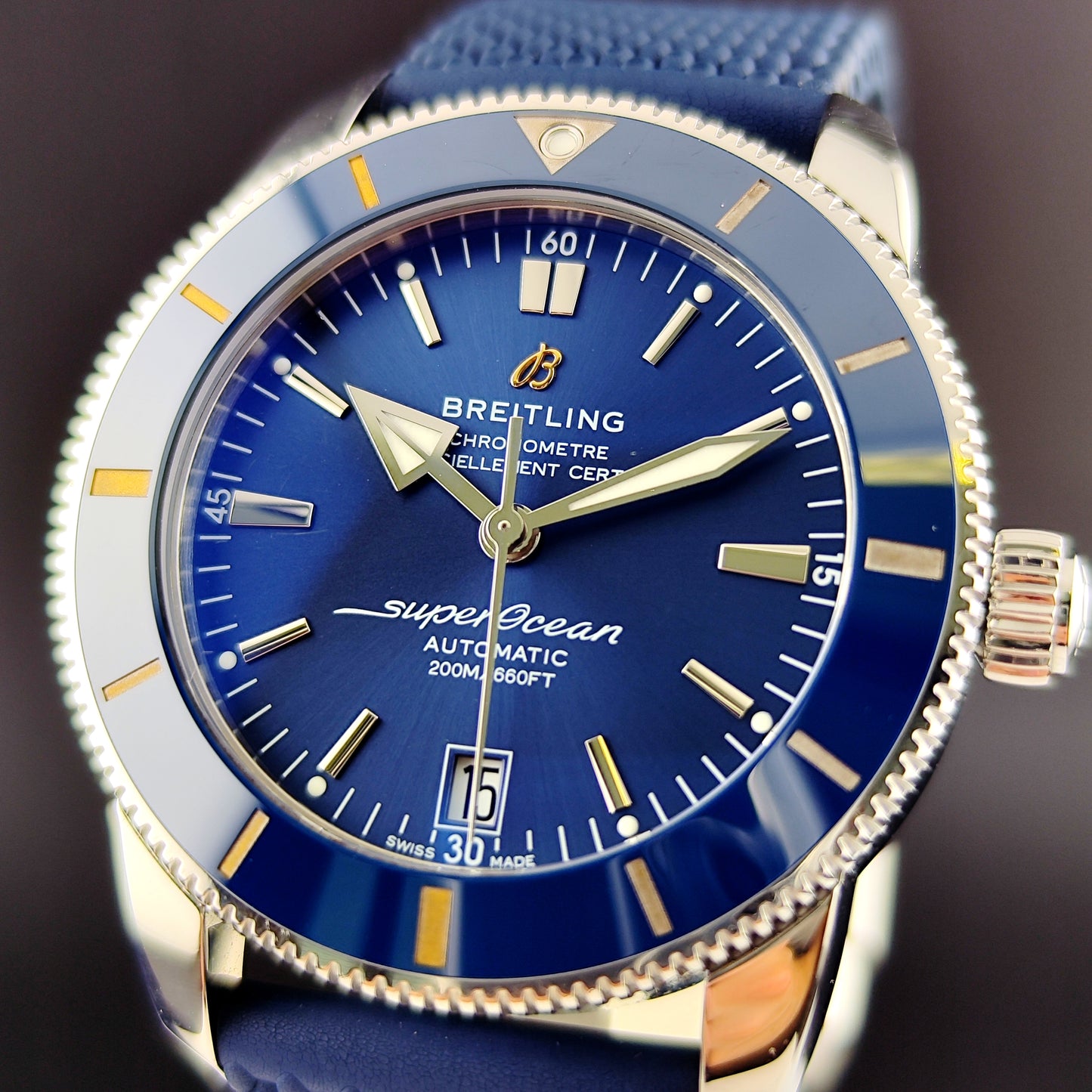 BREITLING Superocean Heritage Blue B20 42 2021 Box and Papers [REF. AB2010]