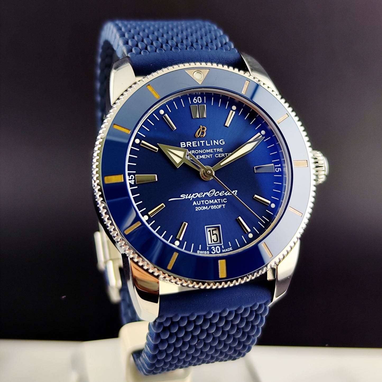 BREITLING Superocean Heritage Blue B20 42 2021 Box and Papers [REF. AB2010]