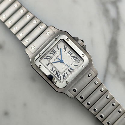 CARTIER Santos Galbee 32mm Mega Fullset Wempe Serviced 12/2025 [REF. 2823]