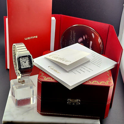 CARTIER Santos Galbee 32mm Mega Fullset Wempe Serviced 12/2025 [REF. 2823]