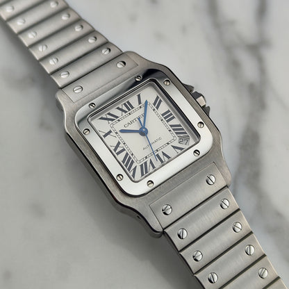 CARTIER Santos Galbee 32mm Mega Fullset Wempe Serviced 12/2025 [REF. 2823]