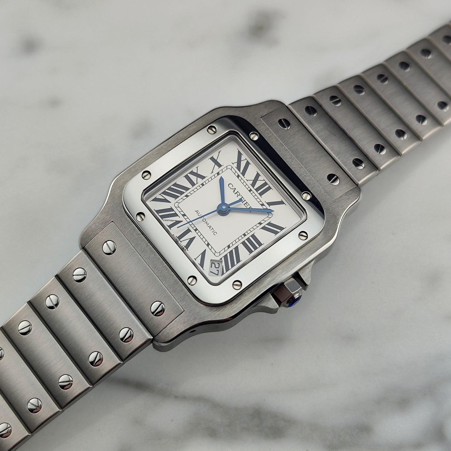 CARTIER Santos Galbee 32mm Mega Fullset Wempe Serviced 12/2025 [REF. 2823]