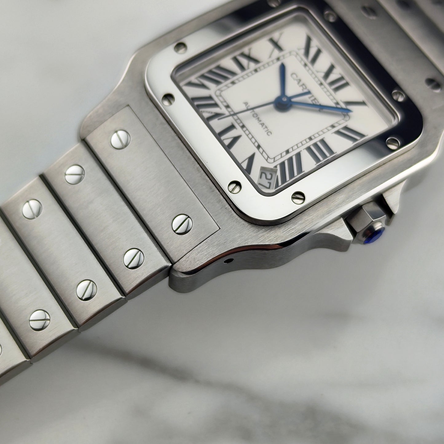 CARTIER Santos Galbee 32mm Mega Fullset Wempe Serviced 12/2025 [REF. 2823]