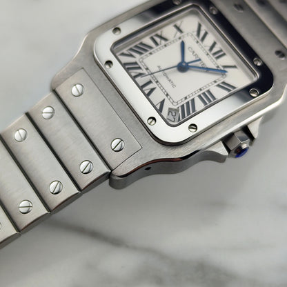 CARTIER Santos Galbee 32mm Mega Fullset Wempe Serviced 12/2025 [REF. 2823]