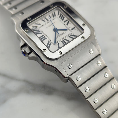 CARTIER Santos Galbee 32mm Mega Fullset Wempe Serviced 12/2025 [REF. 2823]