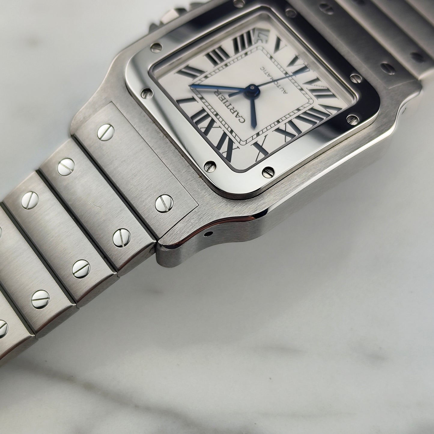 CARTIER Santos Galbee 32mm Mega Fullset Wempe Serviced 12/2025 [REF. 2823]