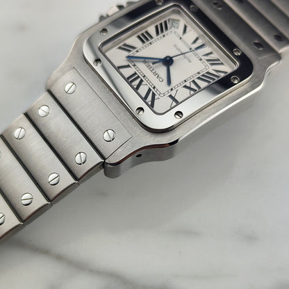 CARTIER Santos Galbee 32mm Mega Fullset Wempe Serviced 12/2025 [REF. 2823]