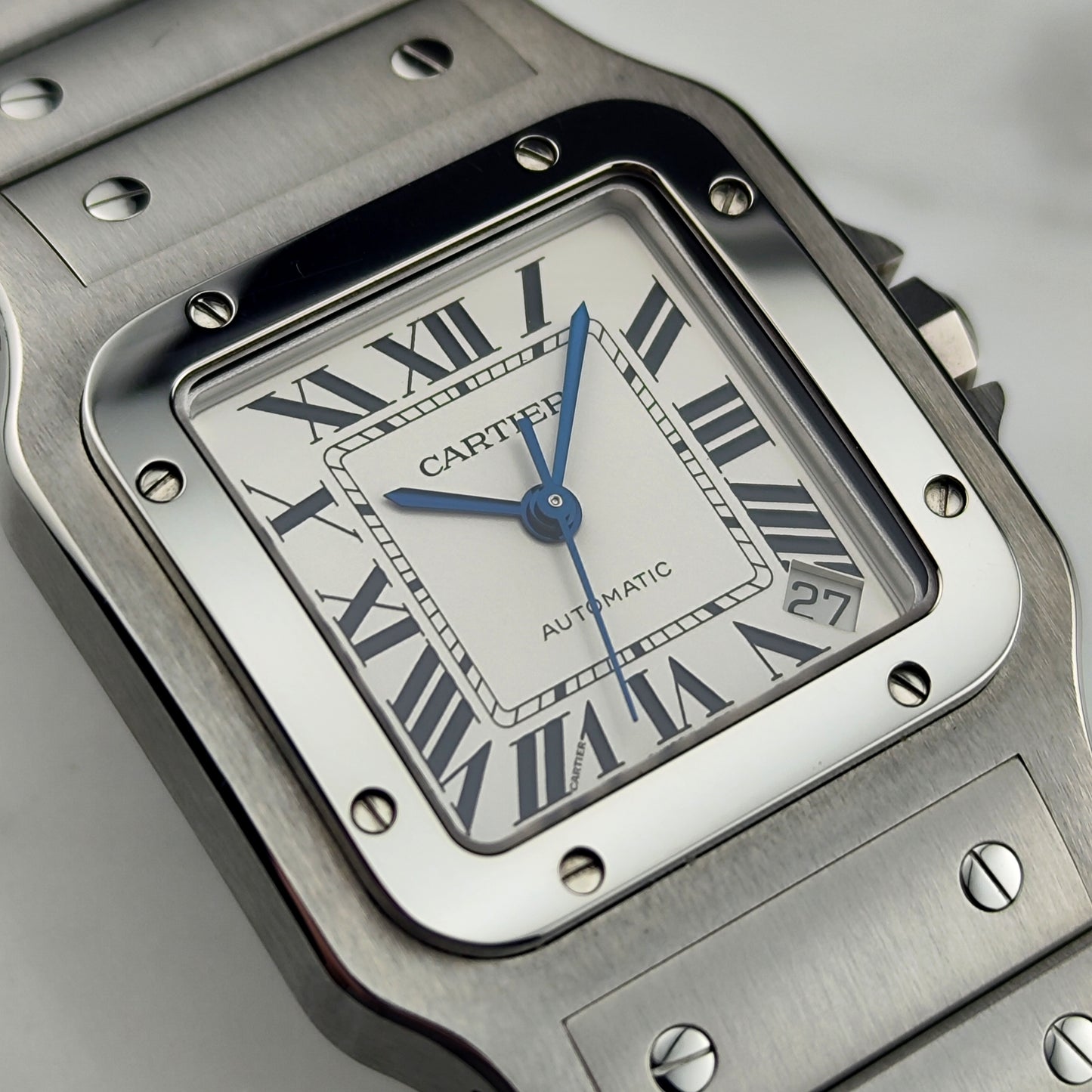 CARTIER Santos Galbee 32mm Mega Fullset Wempe Serviced 12/2025 [REF. 2823]