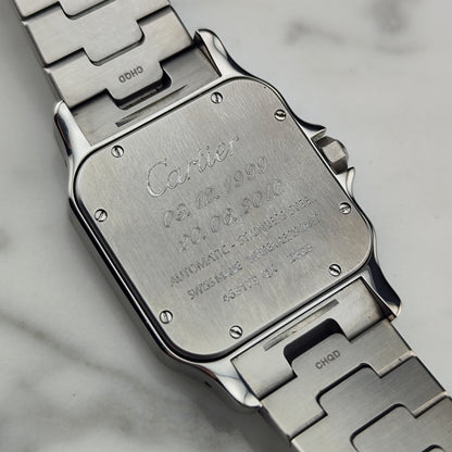 CARTIER Santos Galbee 32mm Mega Fullset Wempe Serviced 12/2025 [REF. 2823]