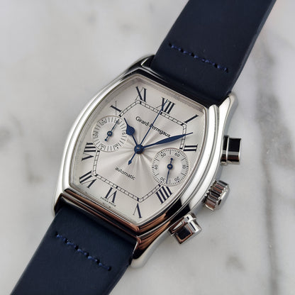 Girard Perregaux Richeville Chronograph Automatic White Dial 1997 – Schrägansicht mit Zifferblatt