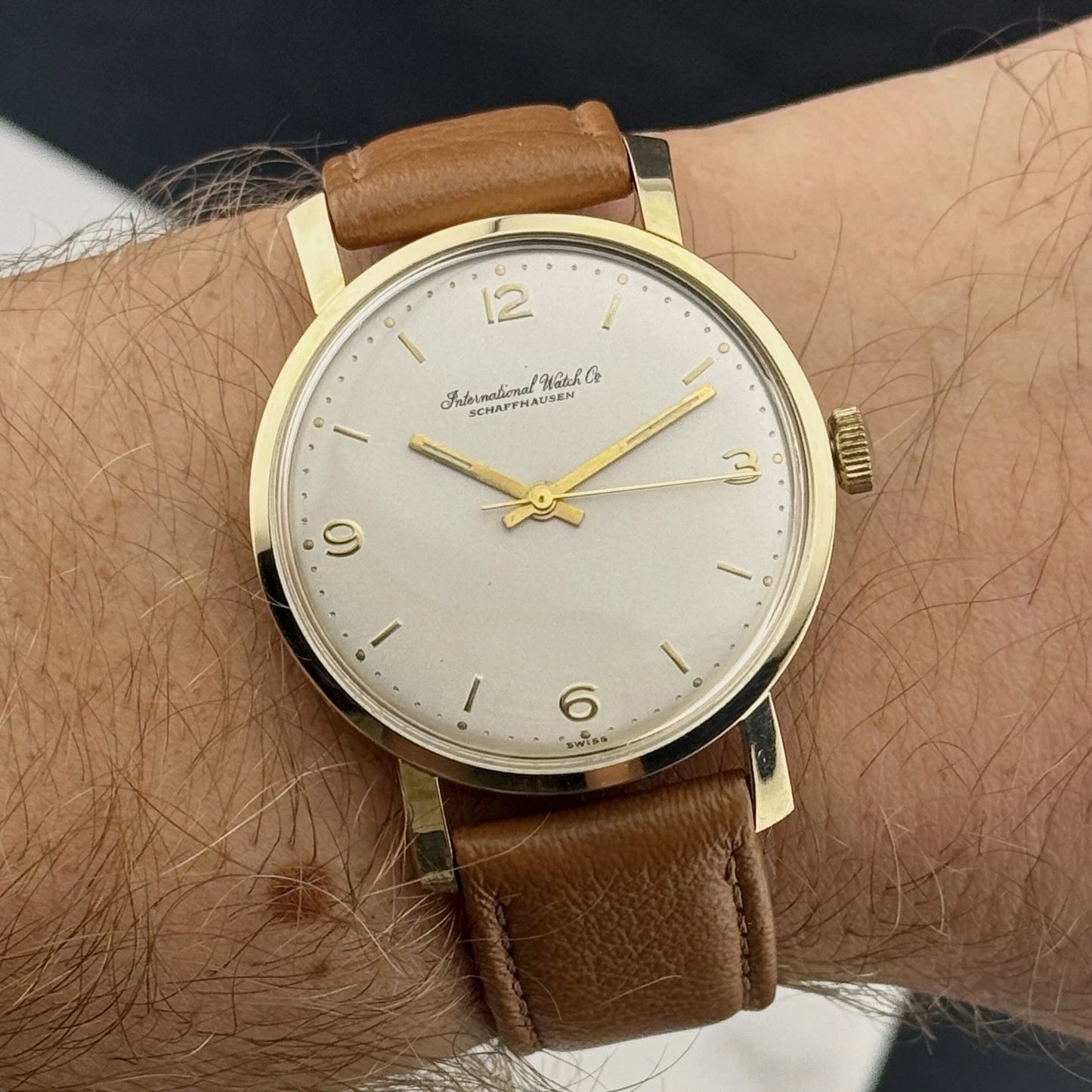 IWC SCHAFFHAUSEN Calatrava Ultra Rare 1948's Watch [REF. 1444238]