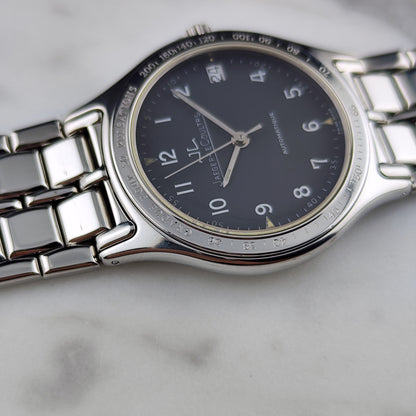 Jaeger LeCoultre Heraion Automatic Grey Dial – Schrägansicht Zifferblatt mit Armband