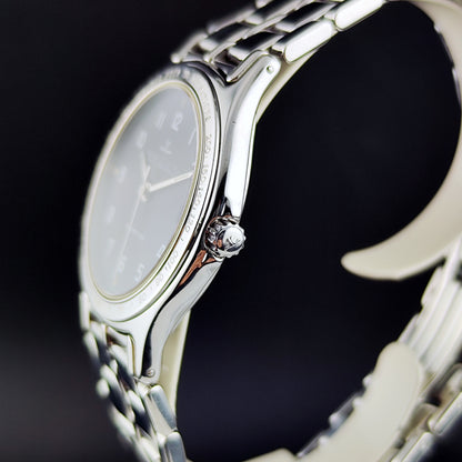 Jaeger LeCoultre Heraion Automatic Grey Dial – Seitenansicht mit Krone