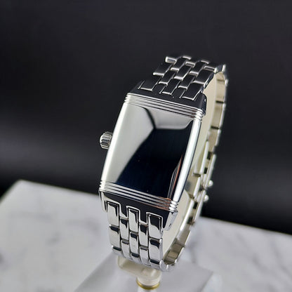 Jaeger LeCoultre Reverso Gran'Sport Automatic White Dial 2005 – Seitenansicht des Gehäuserückens mit Armband