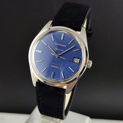 LONGINES Admiral Automatic Blue Dial 5-Star 1975 Serviced 07/2026 [REF. 1563]