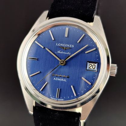 LONGINES Admiral Automatic Blue Dial 5-Star 1975 Serviced 07/2026 [REF. 1563]