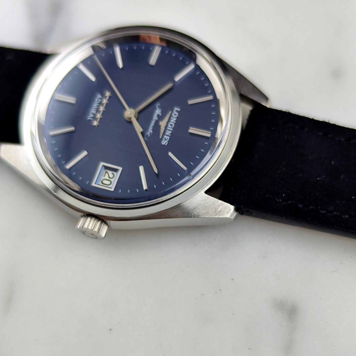 LONGINES Admiral Automatic Blue Dial 5-Star 1975 Serviced 07/2026 [REF. 1563]