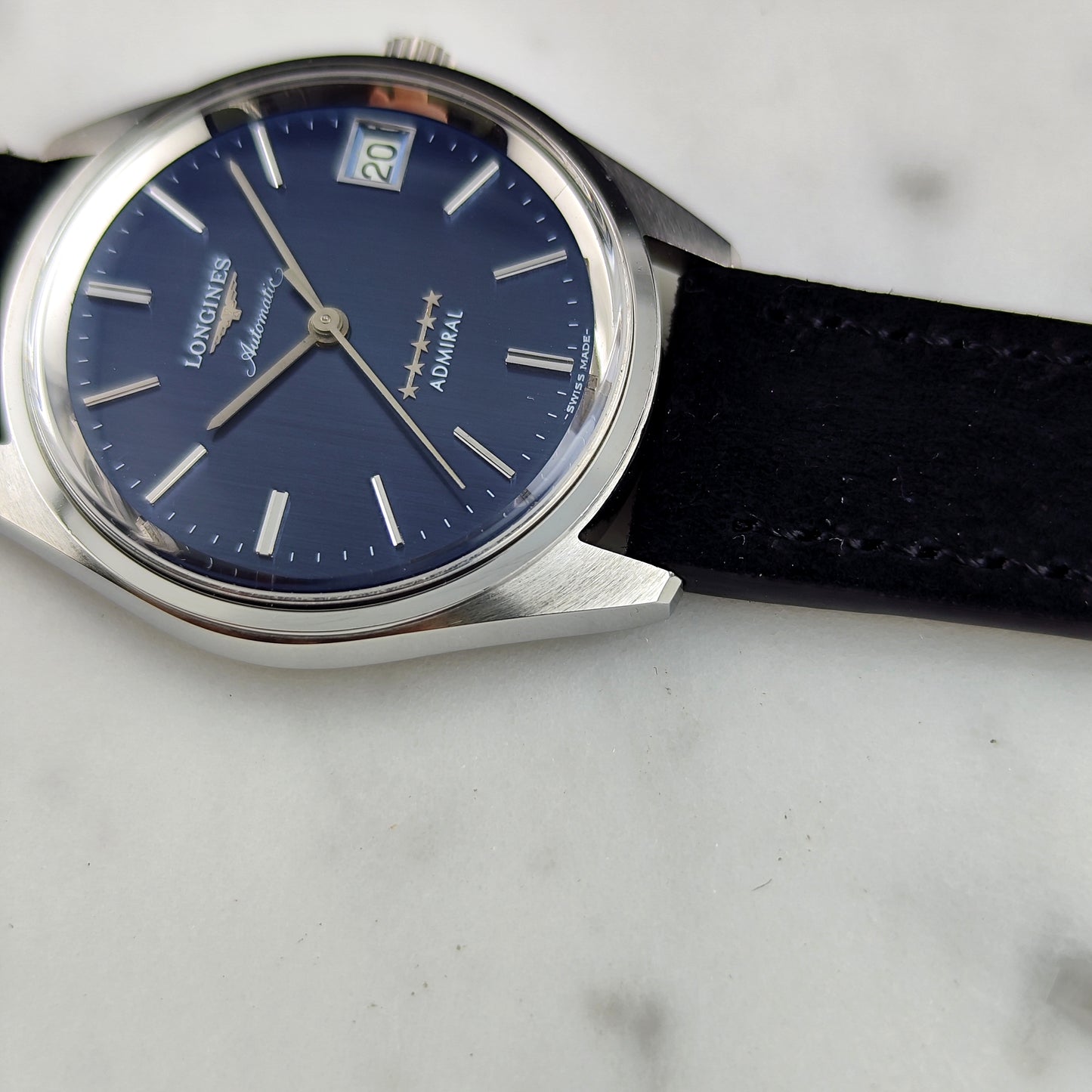 LONGINES Admiral Automatic Blue Dial 5-Star 1975 Serviced 07/2026 [REF. 1563]