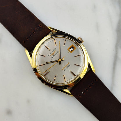 LONGINES Admiral Automatic Gold White Dial 1968 Serviced 06/2026 [REF. 8336]