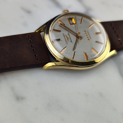 LONGINES Admiral Automatic Gold White Dial 1968 Serviced 06/2026 [REF. 8336]