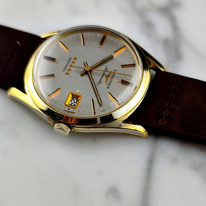 LONGINES Admiral Automatic Gold White Dial 1968 Serviced 06/2026 [REF. 8336]
