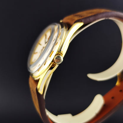 LONGINES Admiral Automatic Gold White Dial 1968 Serviced 06/2026 [REF. 8336]