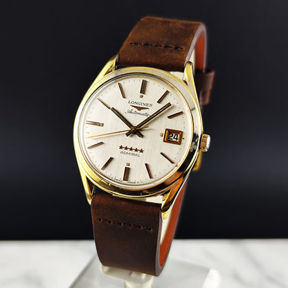LONGINES Admiral Automatic Gold White Dial 1968 Serviced 06/2026 [REF. 8336]