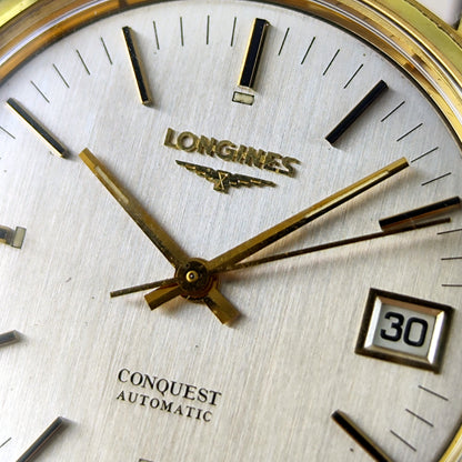 Longines Conquest Automatic Gold 1969 White Dial – Bild 14