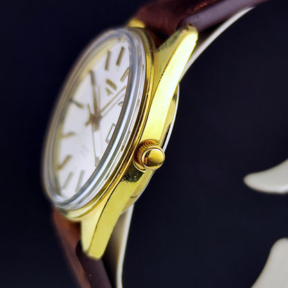 Longines Conquest Automatic Gold 1969 White Dial – Bild 5