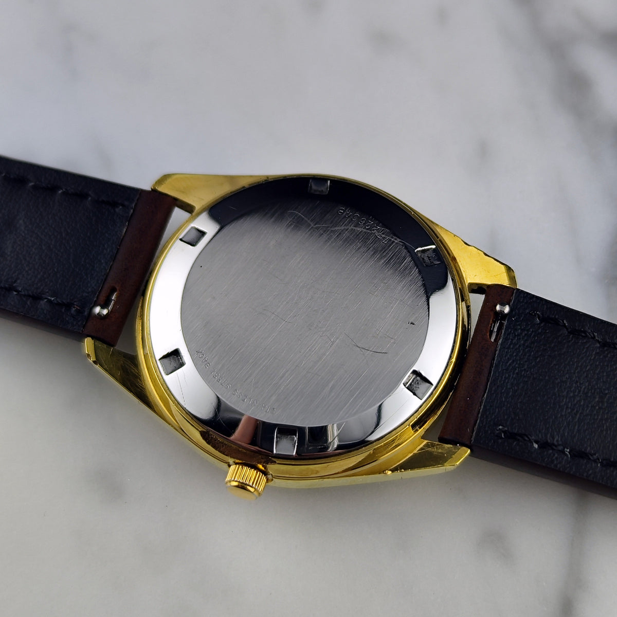 Longines Conquest Automatic Gold 1969 White Dial – Bild 6