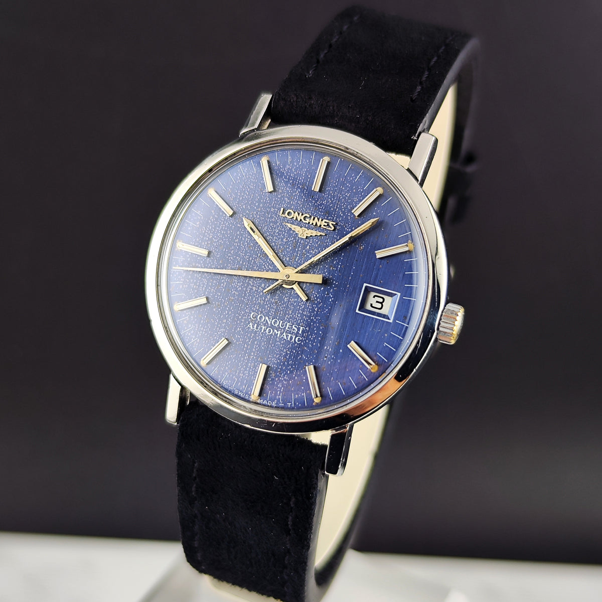LONGINES Conquest Automatic Blue Dial Date Serviced 09/2026 [REF. 1569-2]