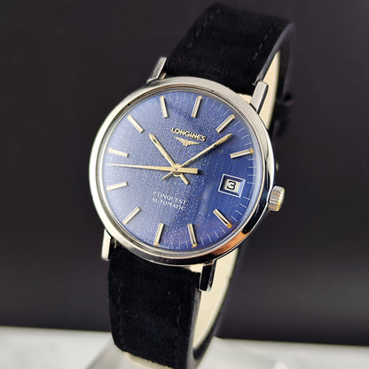 LONGINES Conquest Automatic Blue Dial Date Serviced 09/2026 [REF. 1569-2]