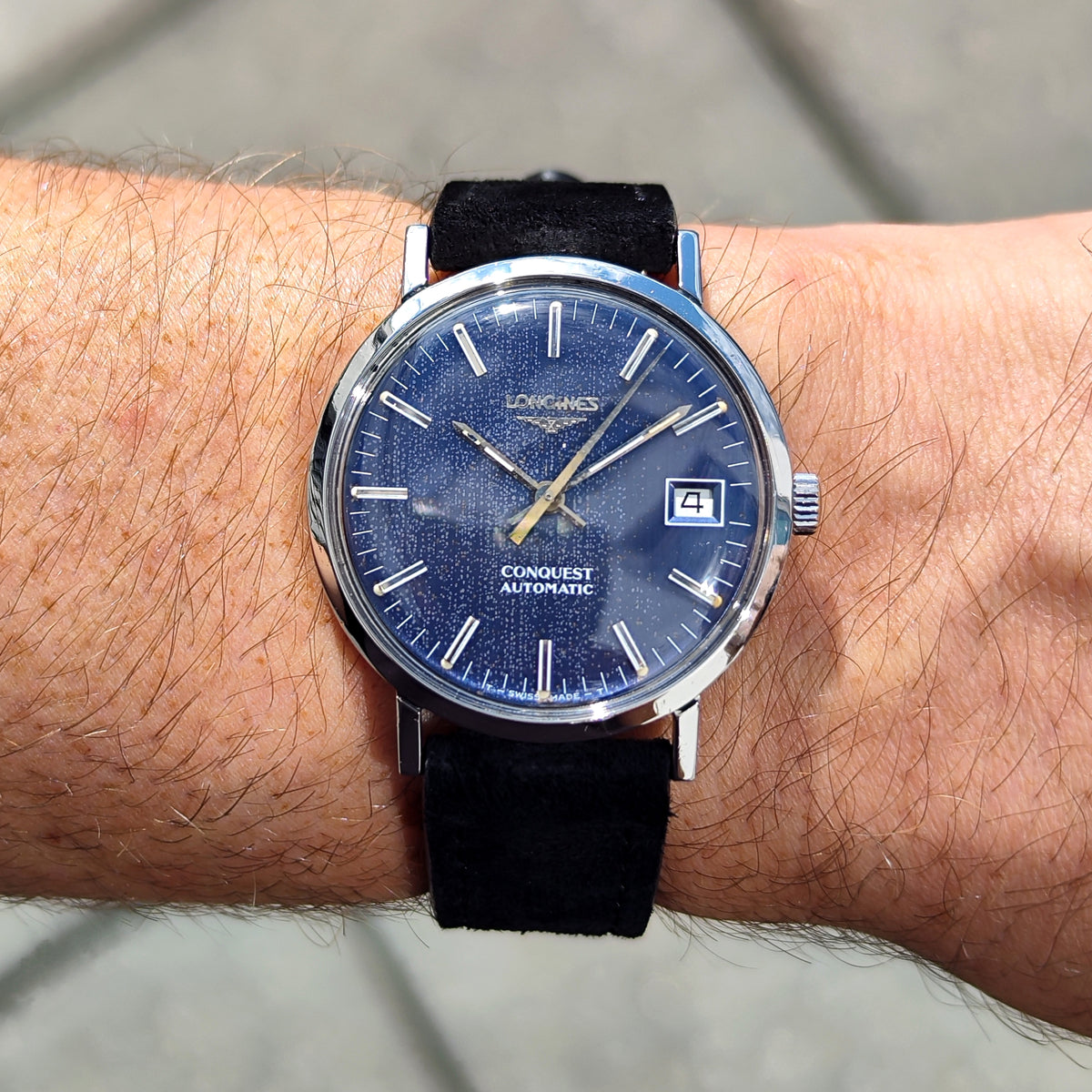 LONGINES Conquest Automatic Blue Dial Date Serviced 09/2026 [REF. 1569-2]