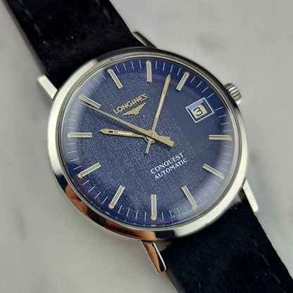 LONGINES Conquest Automatic Blue Dial Date Serviced 09/2026 [REF. 1569-2]