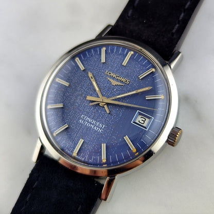 LONGINES Conquest Automatic Blue Dial Date Serviced 09/2026 [REF. 1569-2]