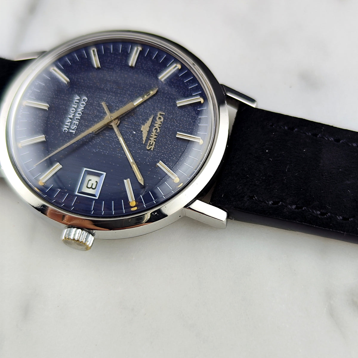 LONGINES Conquest Automatic Blue Dial Date Serviced 09/2026 [REF. 1569-2]