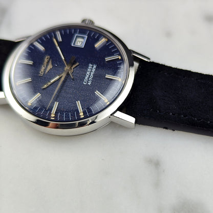 LONGINES Conquest Automatic Blue Dial Date Serviced 09/2026 [REF. 1569-2]