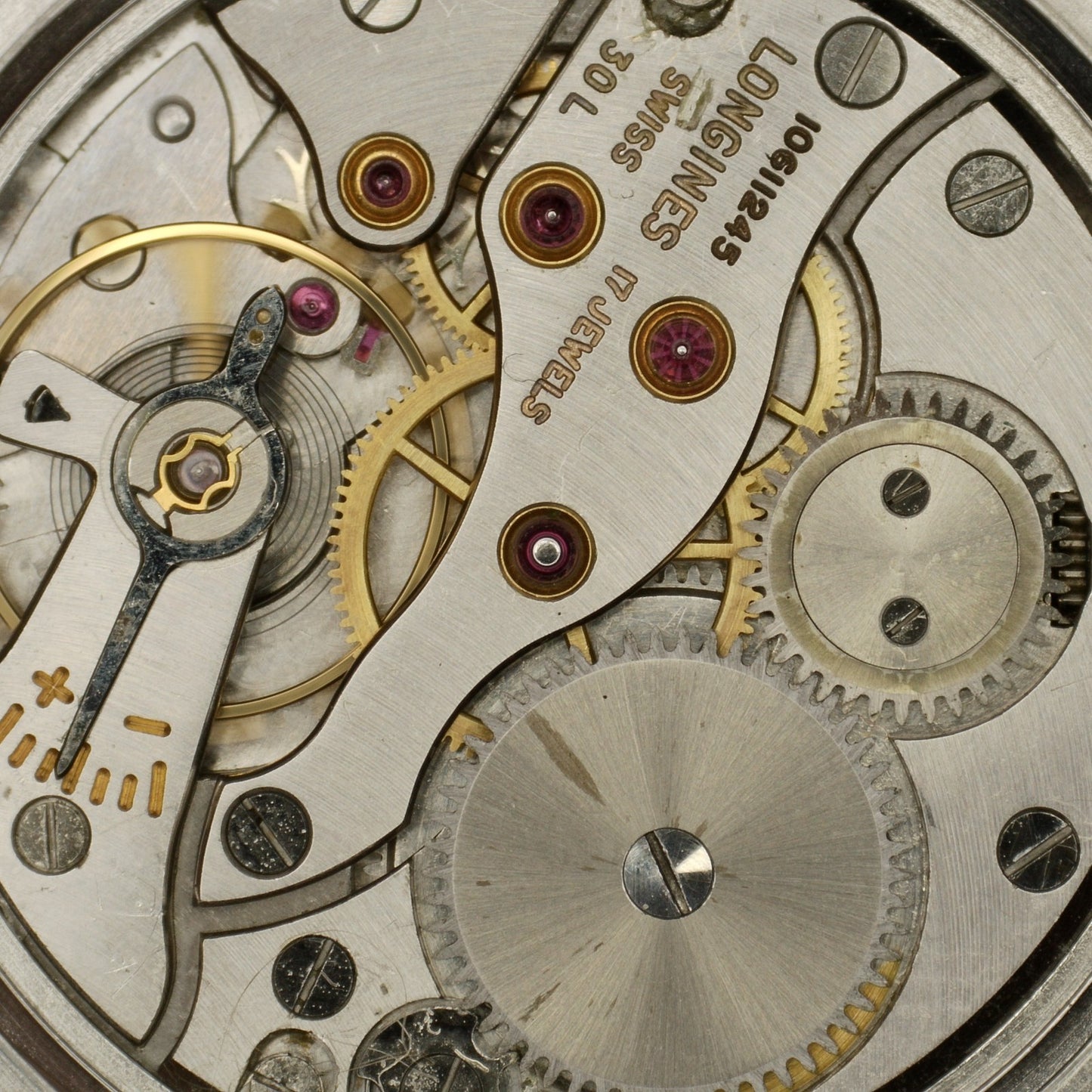 LONGINES Flagship Rare Black Dial Gold Hands 1958 [REF. 2465]