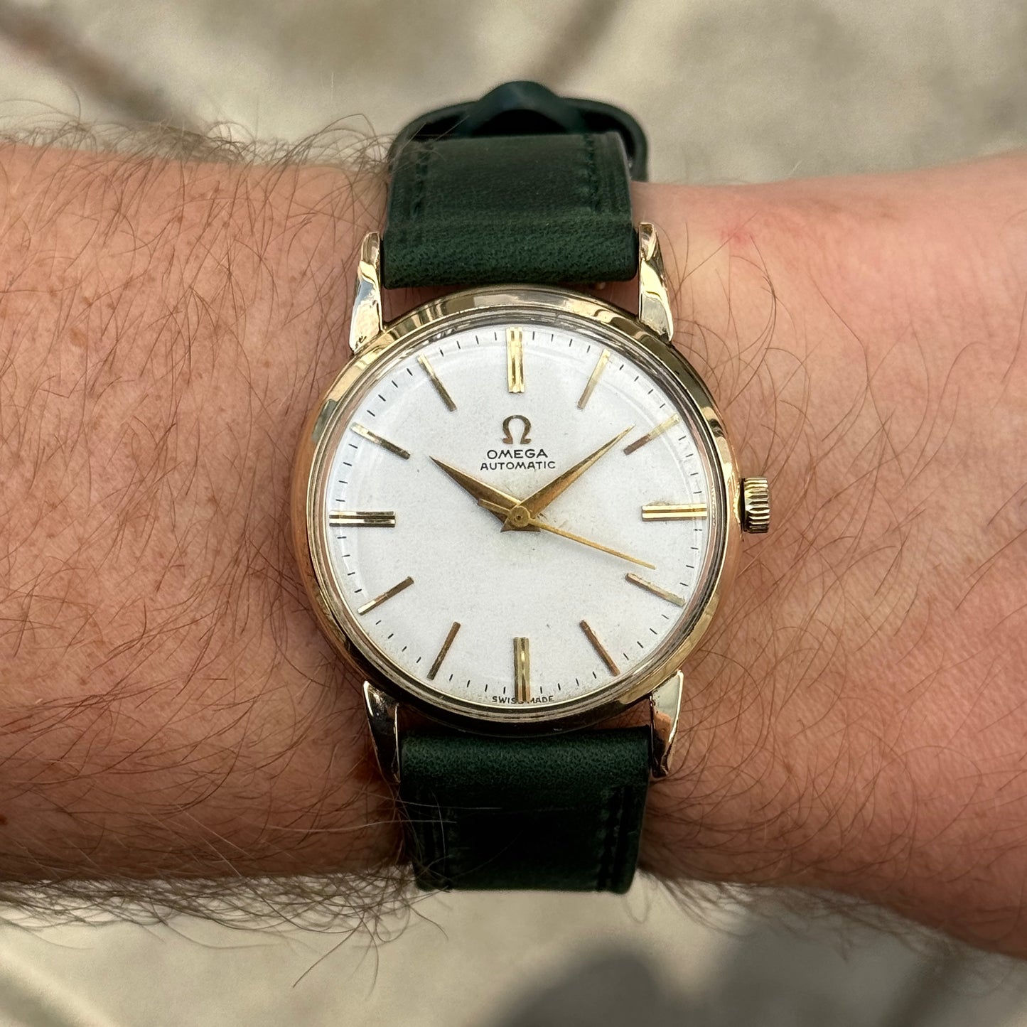 OMEGA Automatic Gold White Dial 1954 [REF. 2862]