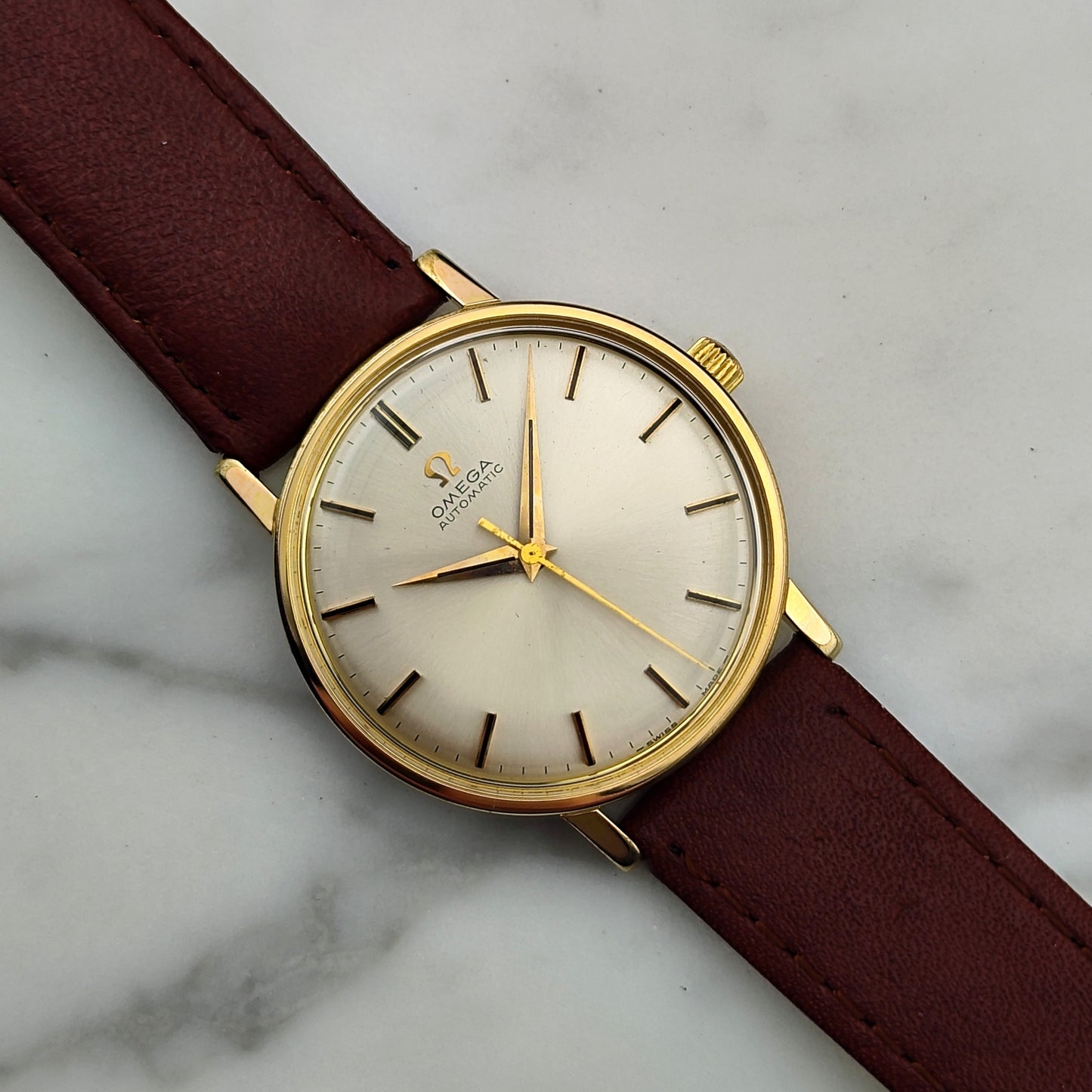 OMEGA Automatic Gold White Dial 1967 Serviced 01/2026 [REF. 161.00009]