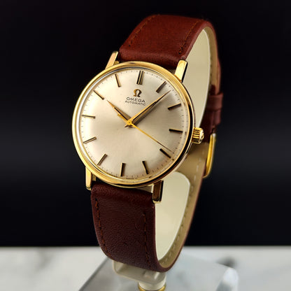 OMEGA Automatic Gold White Dial 1967 Serviced 01/2026 [REF. 161.00009]