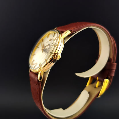 OMEGA Automatic Gold White Dial 1967 Serviced 01/2026 [REF. 161.00009]