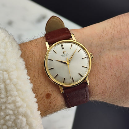 OMEGA Automatic Gold White Dial 1967 Serviced 01/2026 [REF. 161.00009]