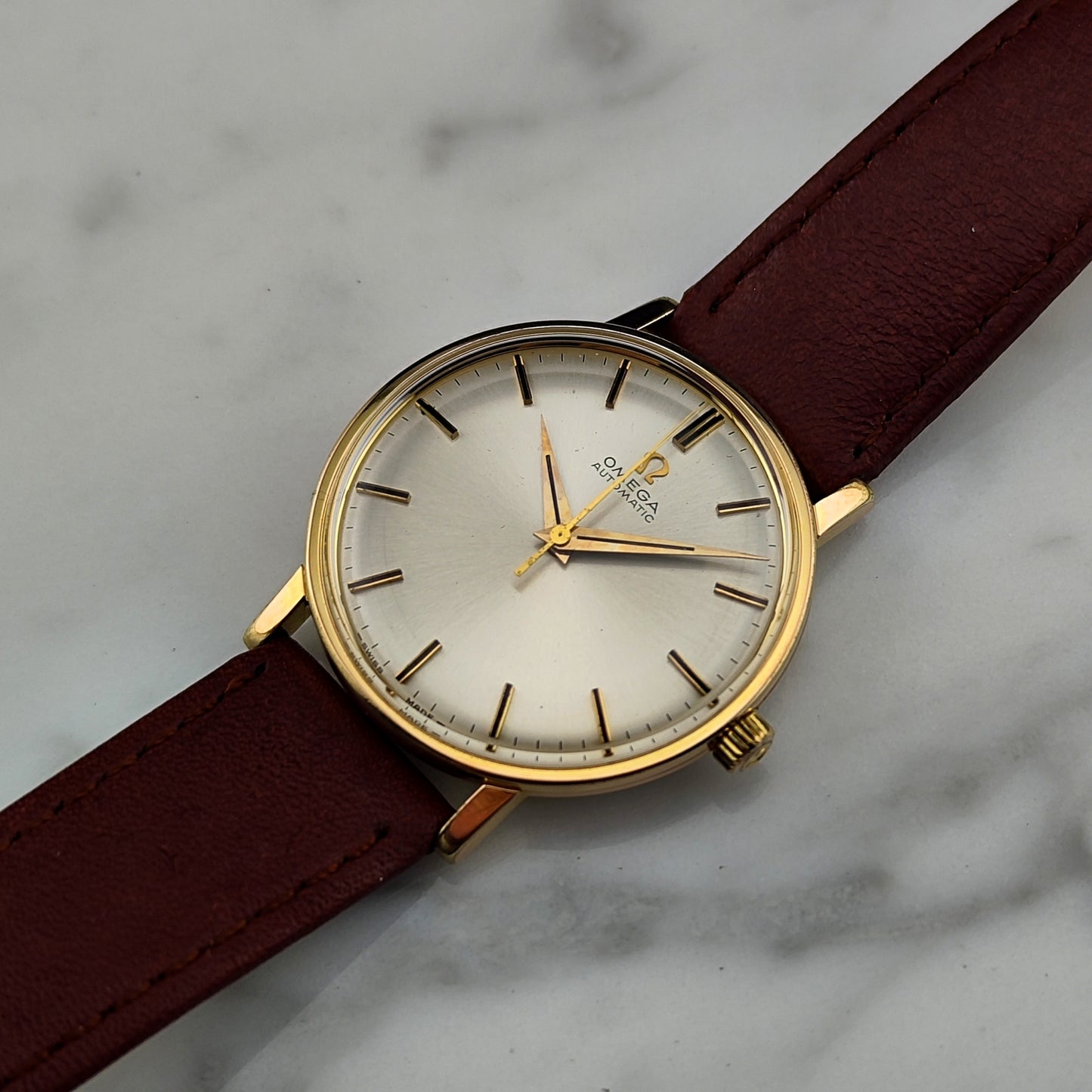 OMEGA Automatic Gold White Dial 1967 Serviced 01/2026 [REF. 161.00009]