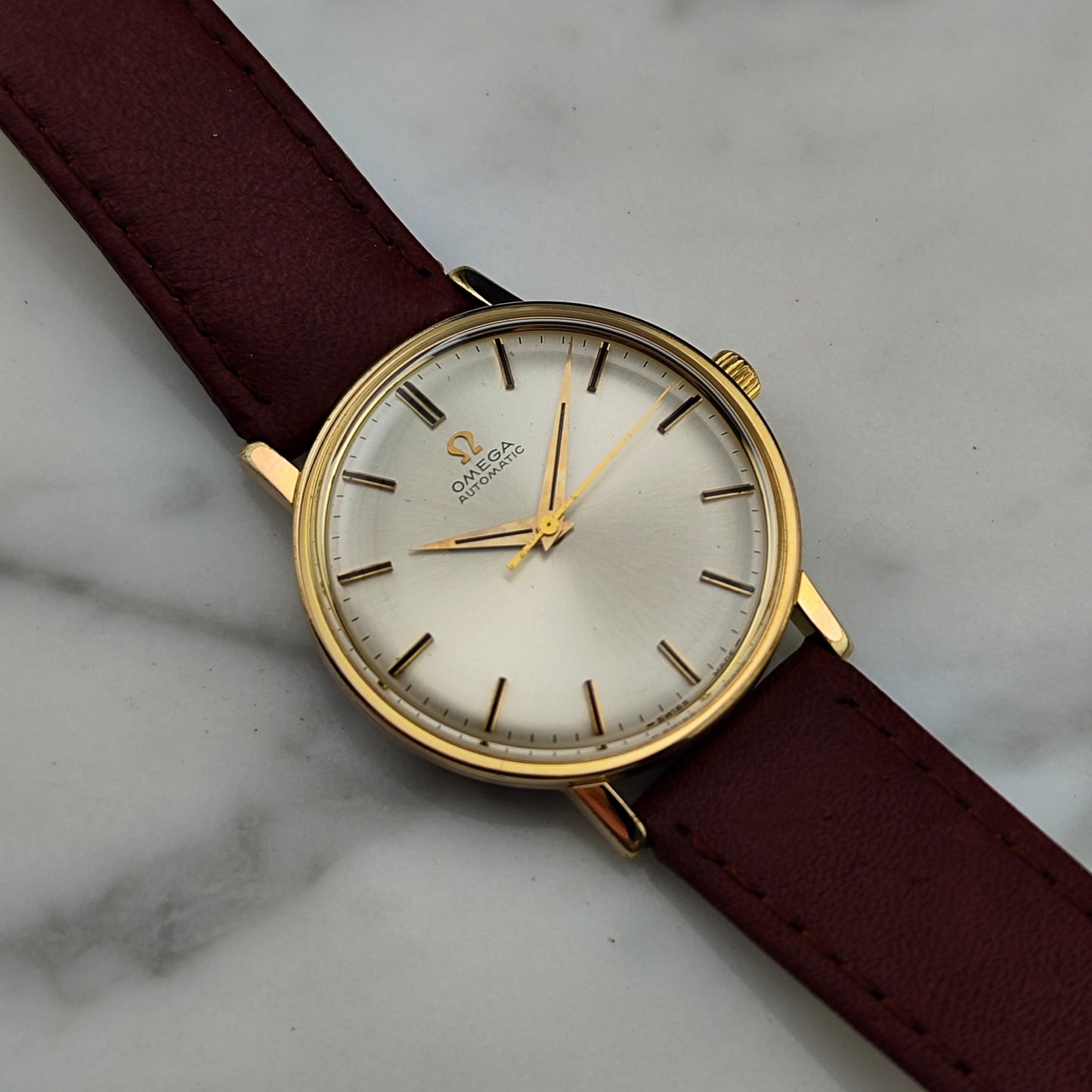 OMEGA Automatic Gold White Dial 1967 Serviced 01/2026 [REF. 161.00009]